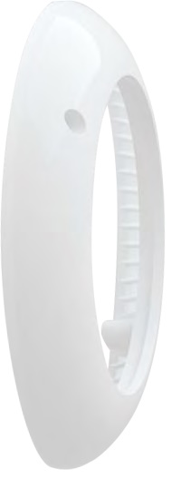 BSLIGHT EMBELLECEDOR ABS BLANCO SUPERFICIE PARA BOMBILLA PLANA PAR56 Ø250 X 40MM