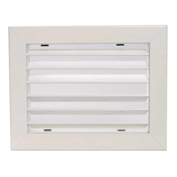 AIRZONE REJILLA SIMPLE DEFLEXION HORIZONTAL DE RETORNO RSDR 350 X 100 CLIP BLANCA