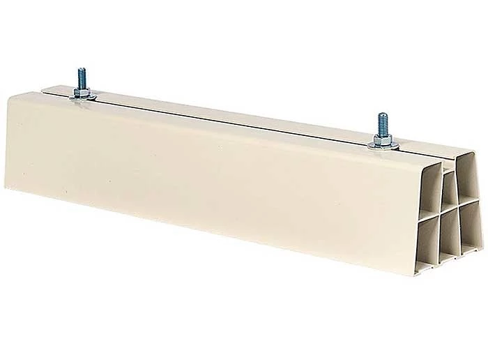 UD. BASE DE SUELO EN PVC BLANCA PARA A/A L.450mm (380Kg x kit)