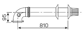 SIME KIT CONDUCTO COAXIAL ALU- POLIPROPILENO 60/100 CALDERA COND.