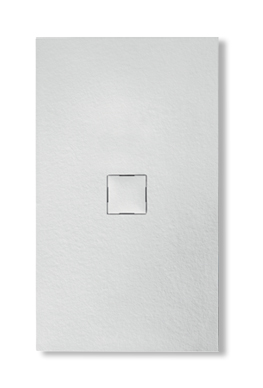 DOCCIA PLATO DUCHA PIEDRA 70x90 BLANCO CON TAPA Y VALVULA HORIZONTAL